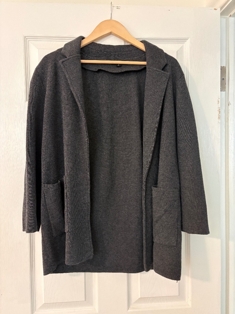 J. Crew Charcoal Sweater Blazer